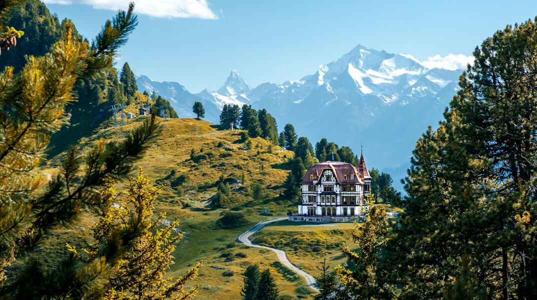 swiss chalet hidden path