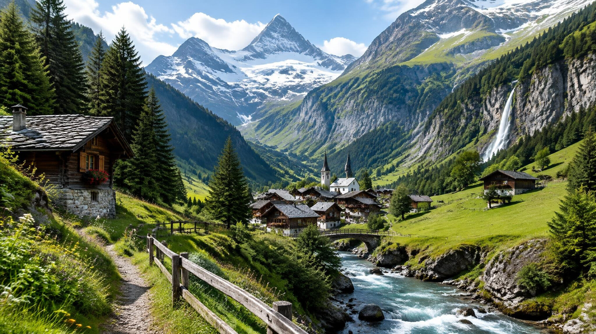 swiss alps hidden valley